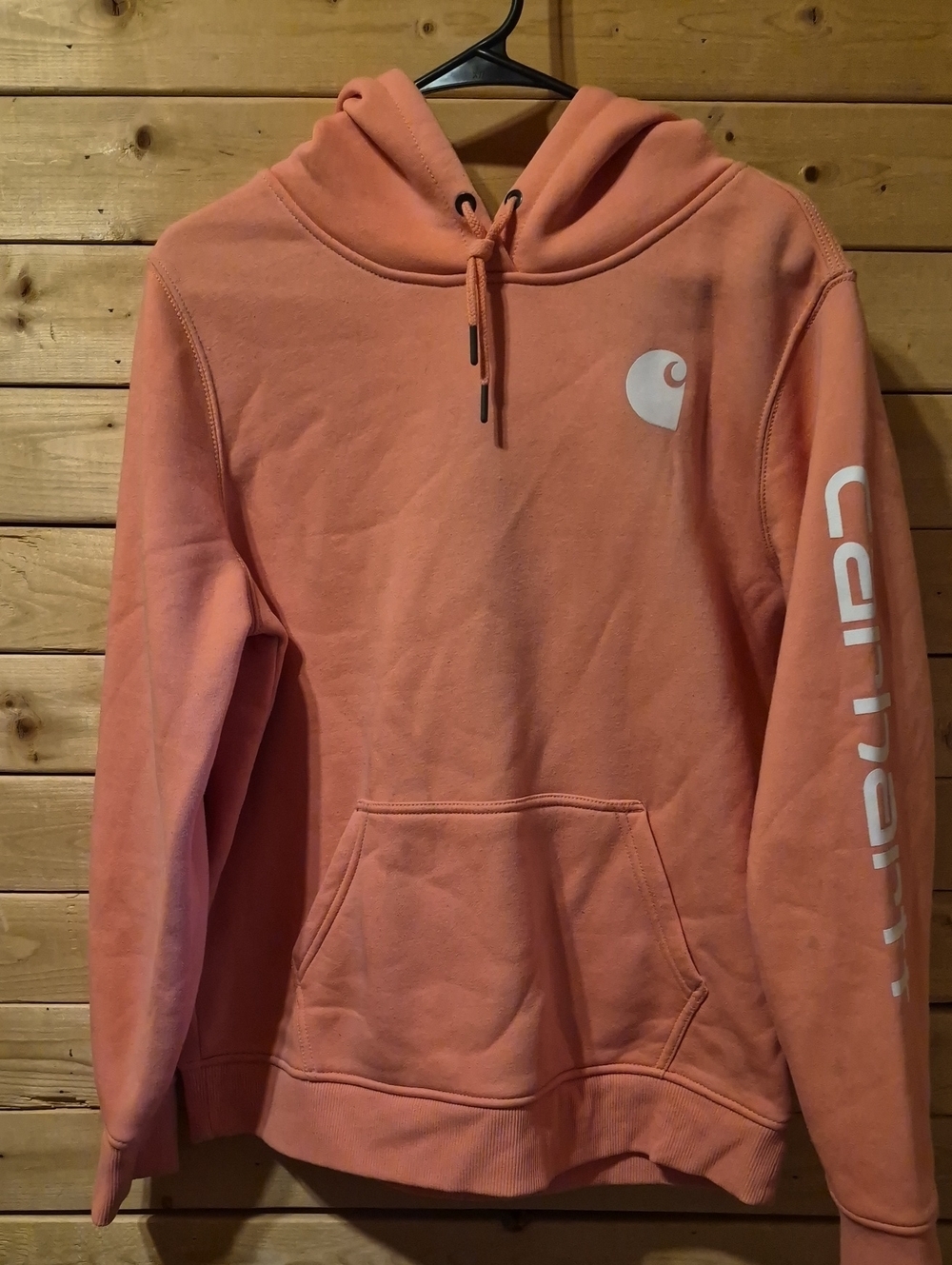 Womens Carhartt Hoodie Size Large Peach Color